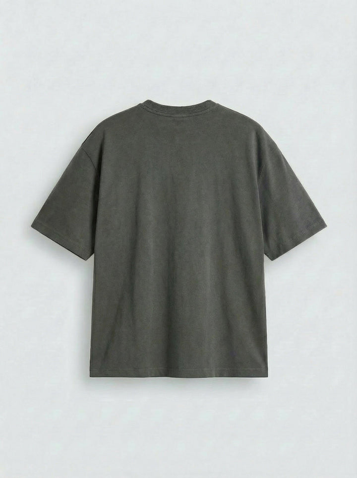 Oversize Basic T-Shirt - Antracyt