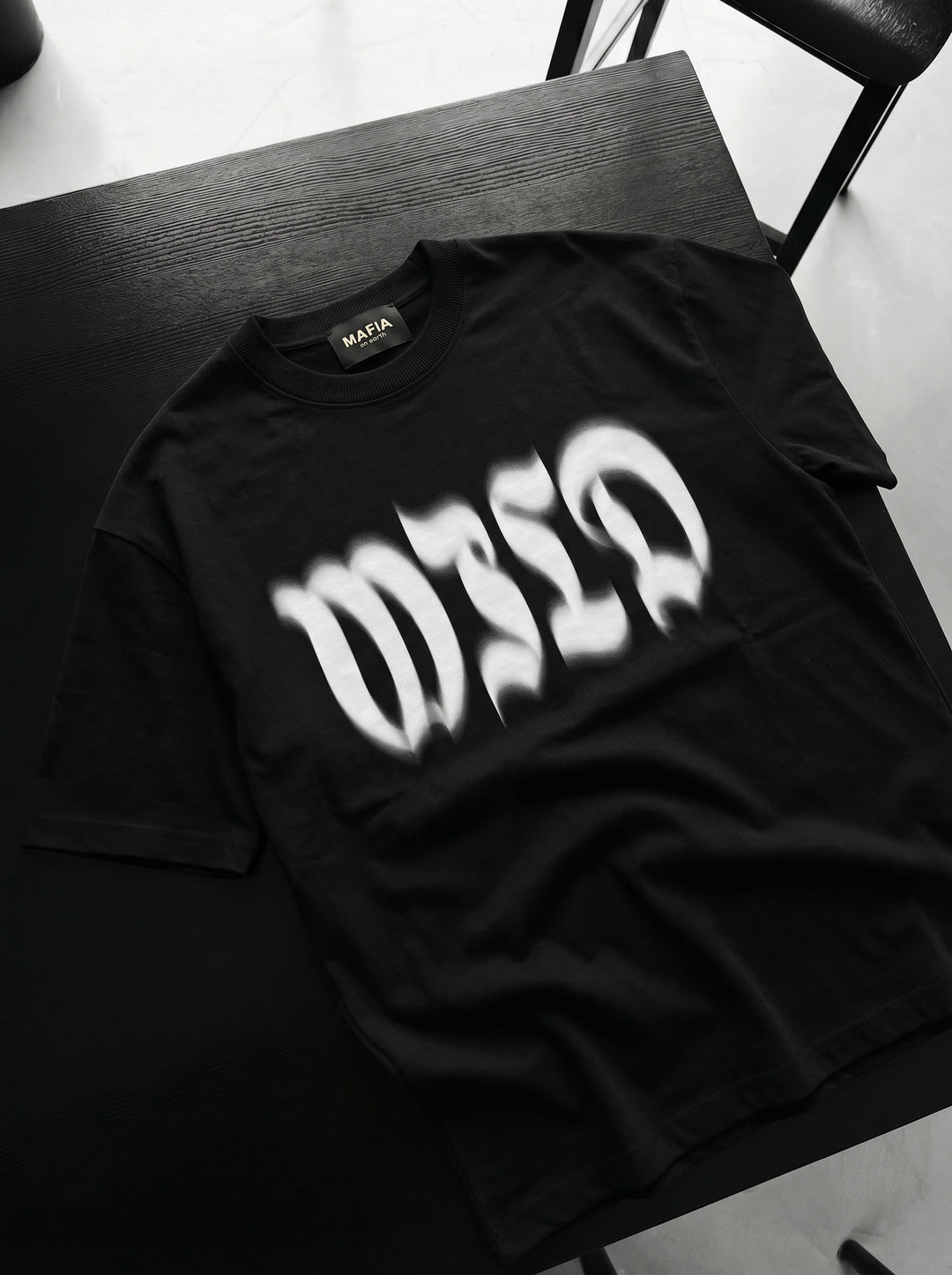Oversize Wild T-shirt - Czarny