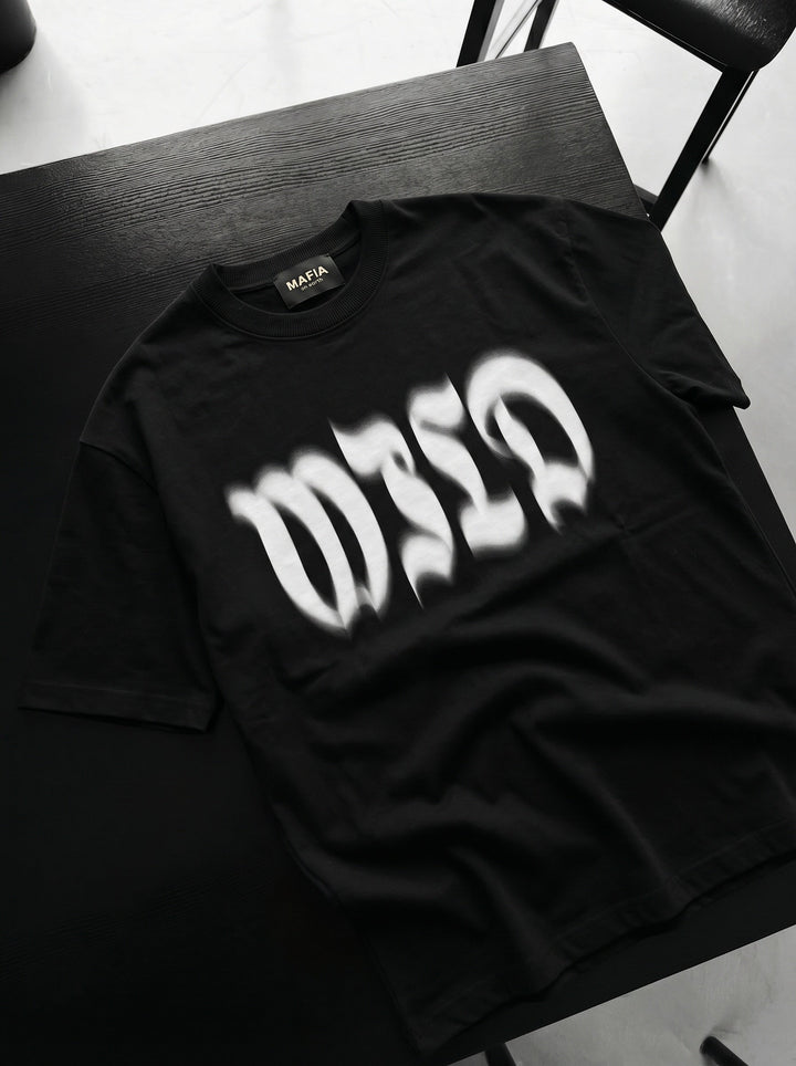 Oversize Wild T-shirt - Czarny