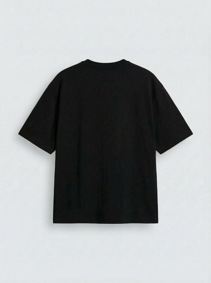 Oversize Basic T-Shirt - Czarny