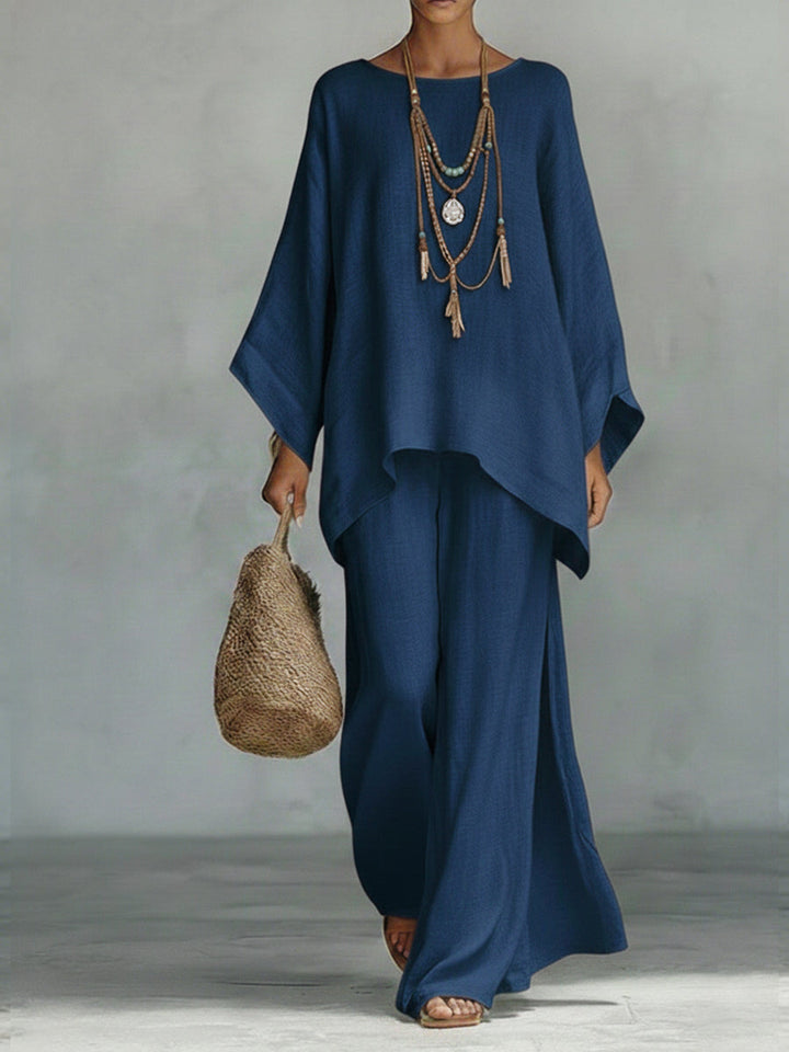 Elegancki oversize dwuczęściowy zestaw