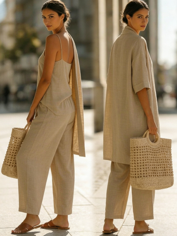 Niewymuszony letni Three-Piece zestaw
