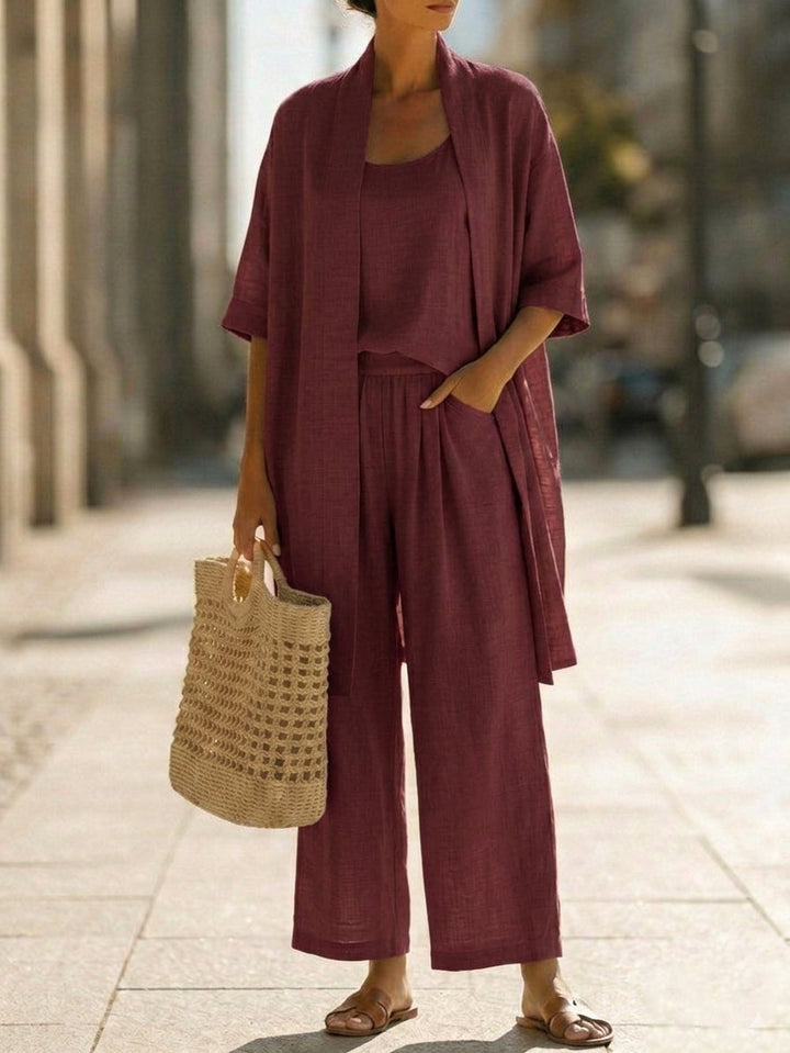 Niewymuszony letni Three-Piece zestaw