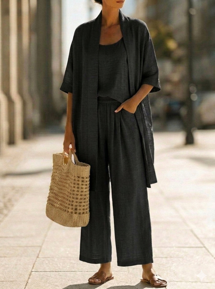 Niewymuszony letni Three-Piece zestaw