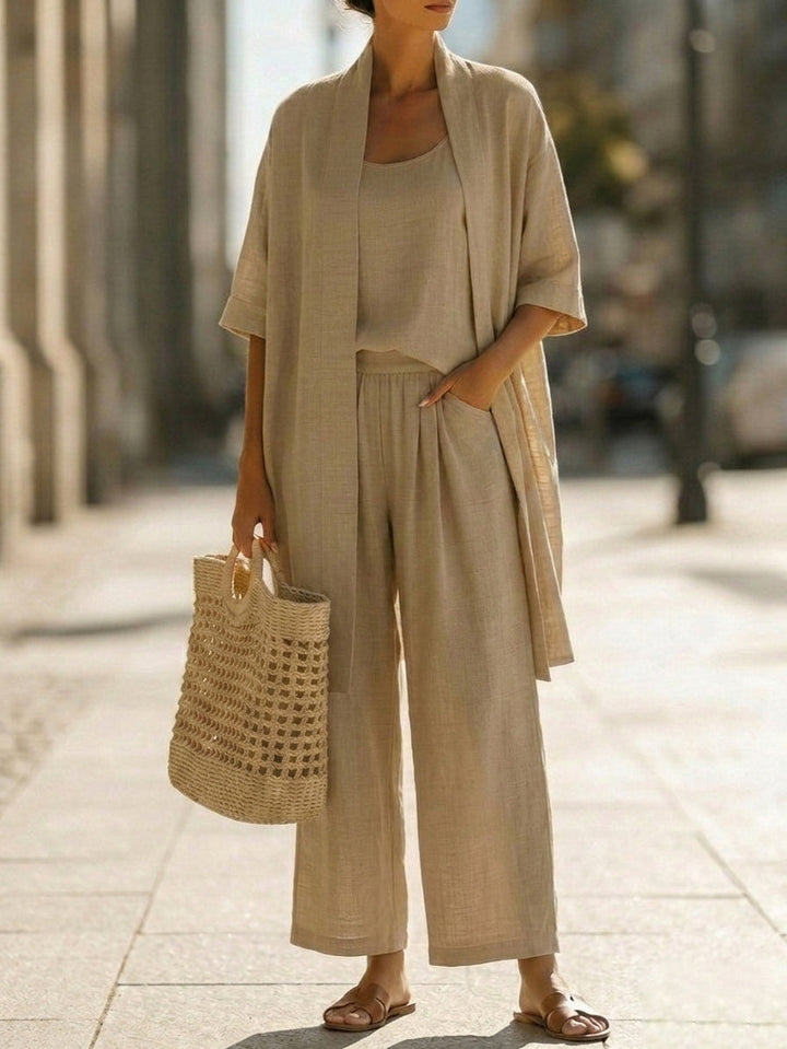 Niewymuszony letni Three-Piece zestaw