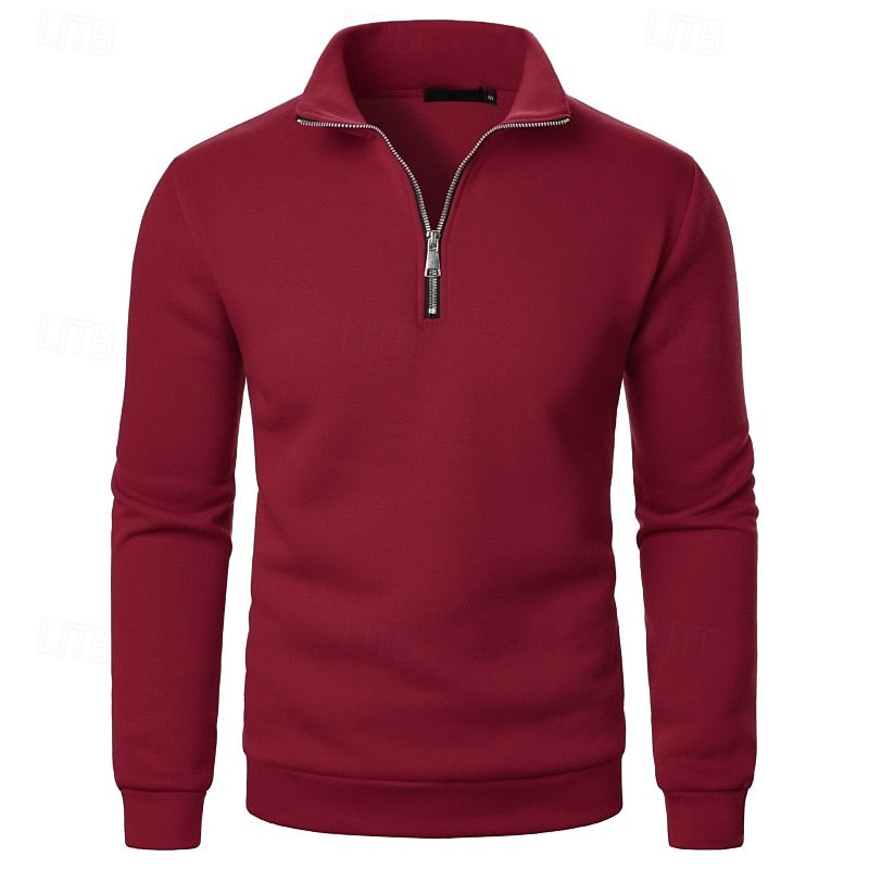 Zamek 1/4 stójka sweter