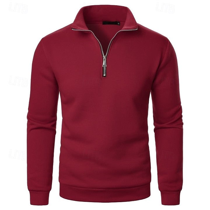 Zamek 1/4 stójka sweter