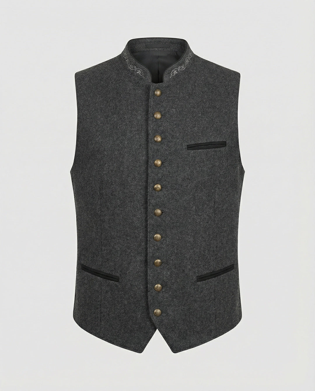 Traditional Standing-Collar kamizelka