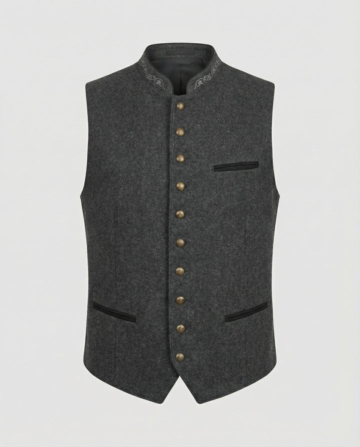Traditional Standing-Collar kamizelka