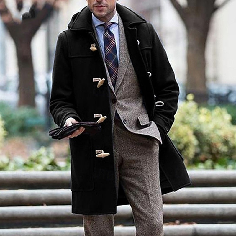 Z kapturem Toggle Overcoat