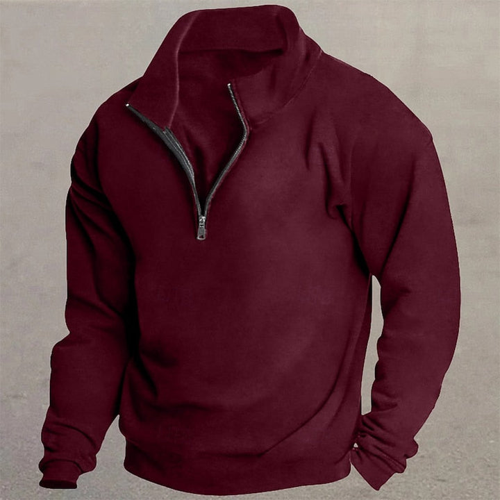 Zamek 1/4 stójka sweter