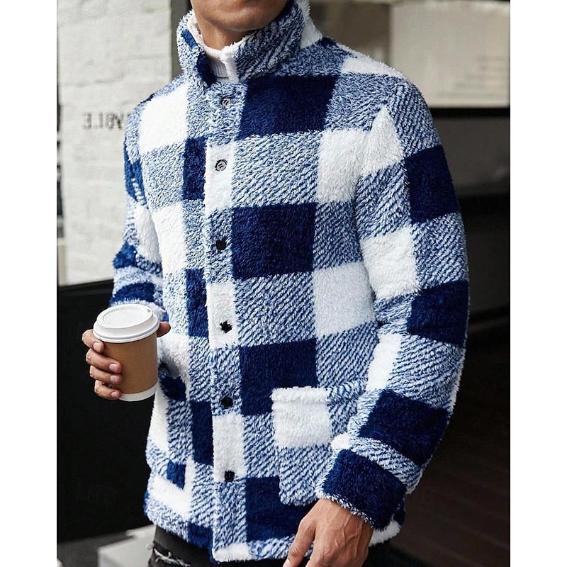 W kratę Standing-Collar kurtka