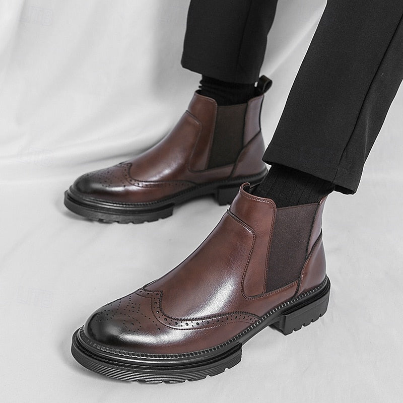 Wingtip sztyblety chelsea