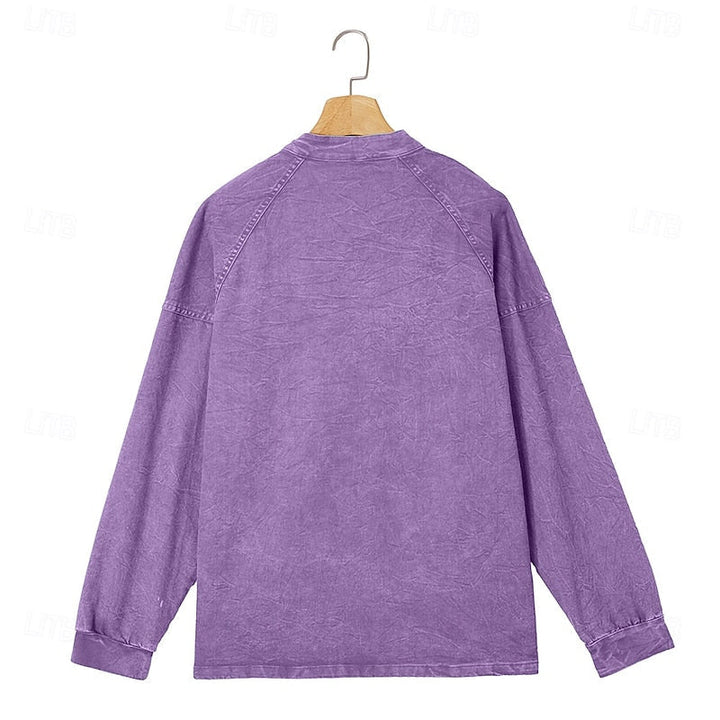 Vintage Washed koszula henley