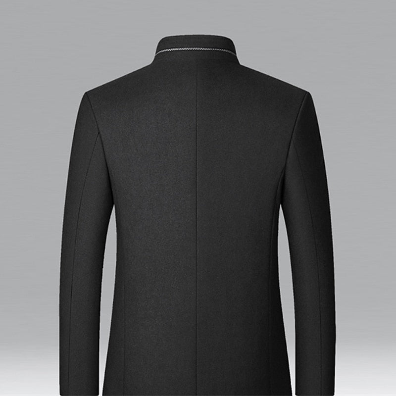 Elegancki stójka Overcoat