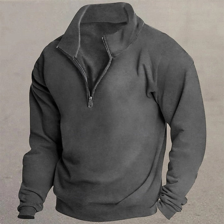 Zamek 1/4 stójka sweter