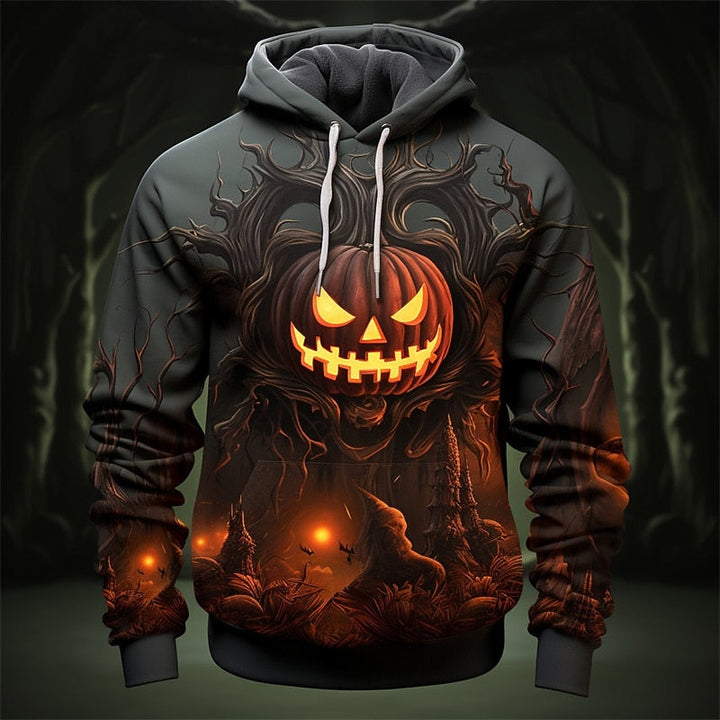 Halloween Pumpkin graficzny bluza z kapturem