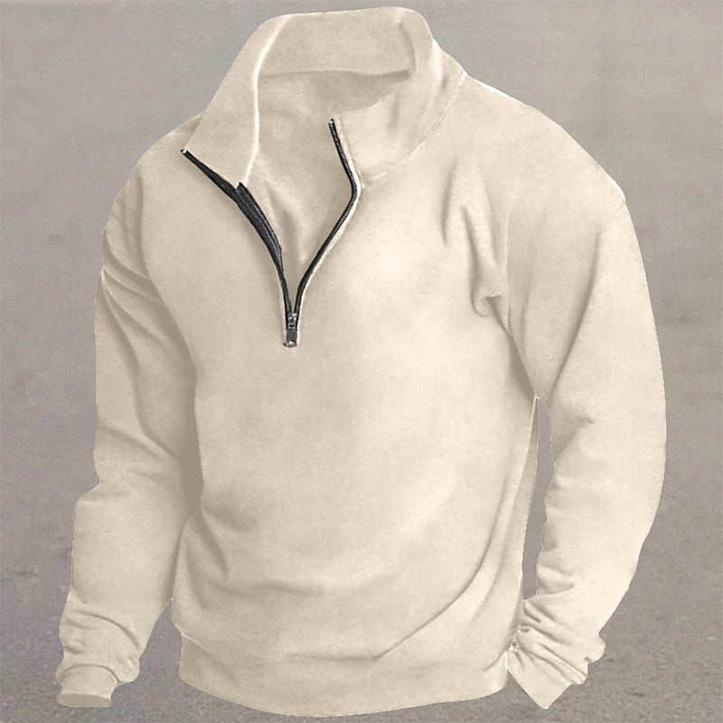 Zamek 1/4 stójka sweter