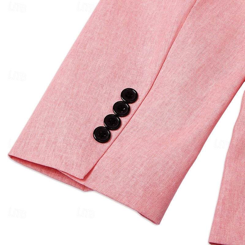 Dopasowany Notch-Collar marynarka