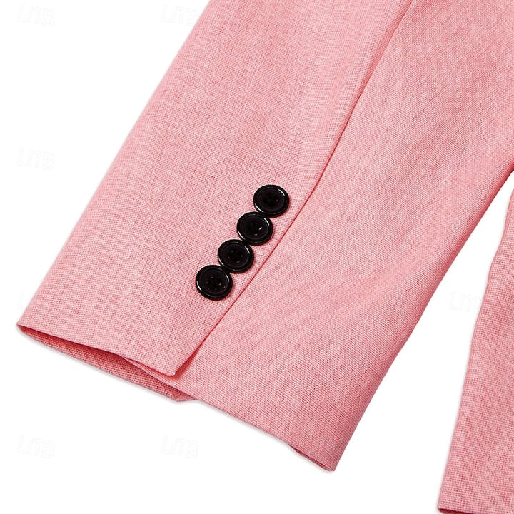 Dopasowany Notch-Collar marynarka