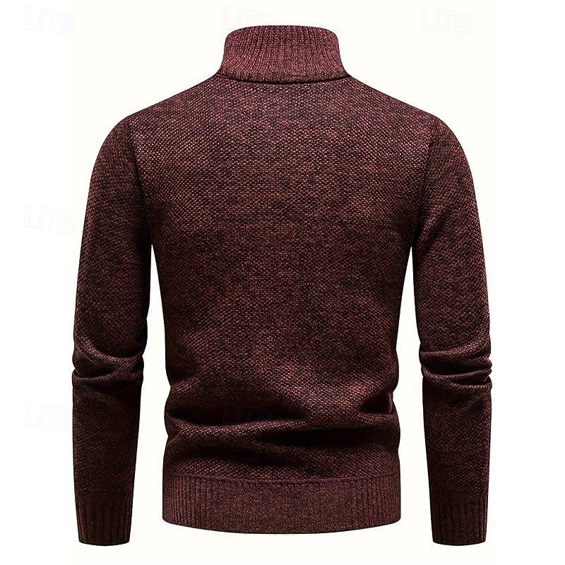Zamek 1/4 stójka sweter