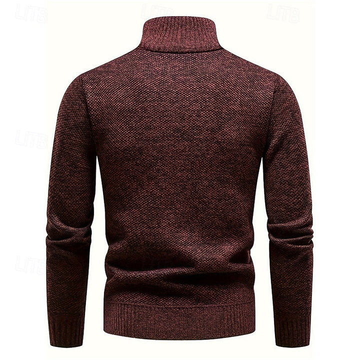 Zamek 1/4 stójka sweter