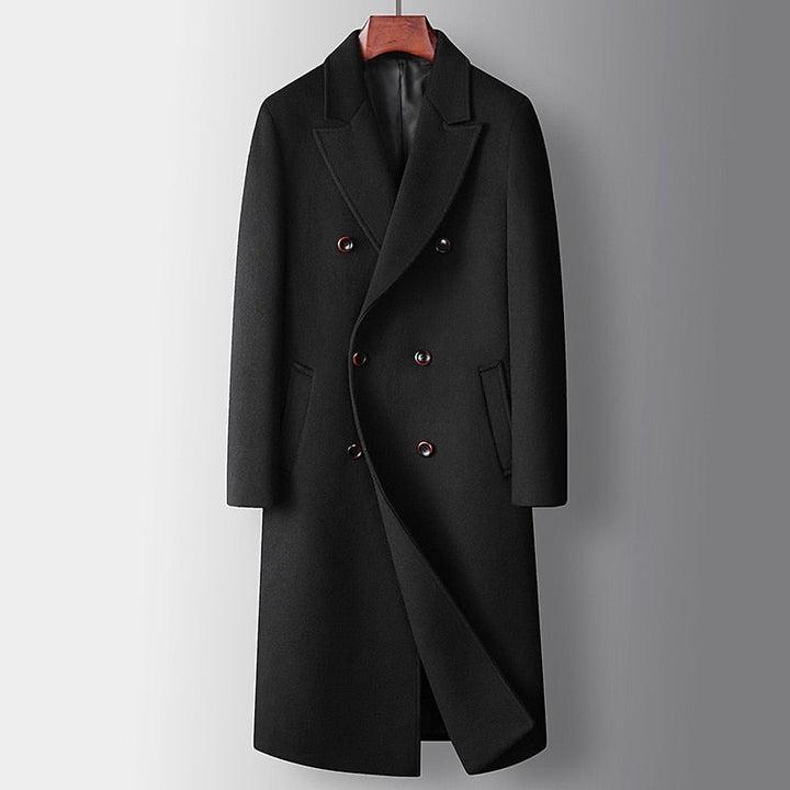 Elegancki Double-Breasted Overcoat