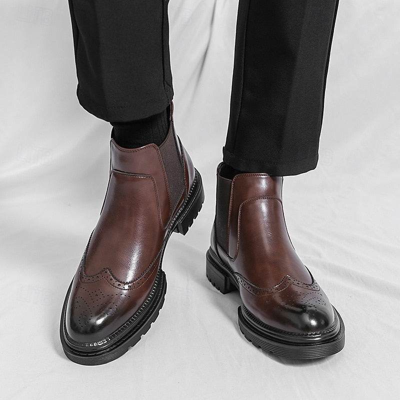 Wingtip sztyblety chelsea