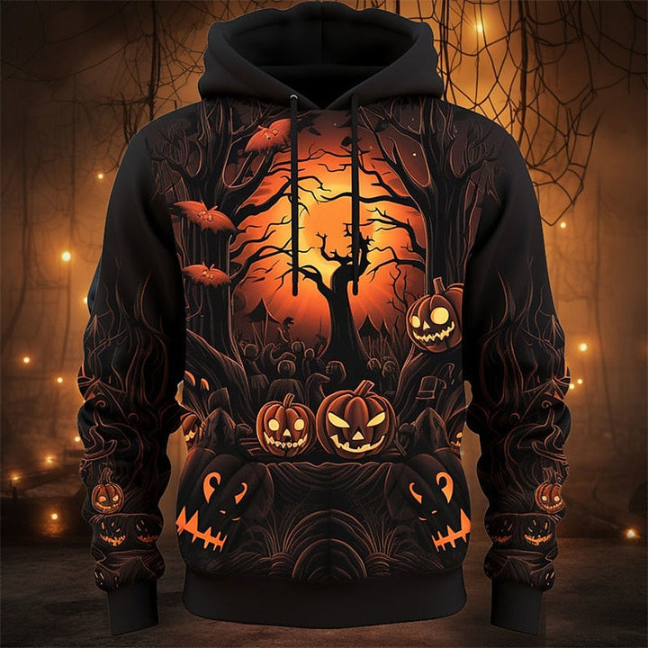 Halloween Pumpkin graficzny bluza z kapturem