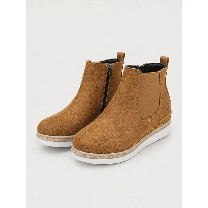 Przytulny Wedge botki