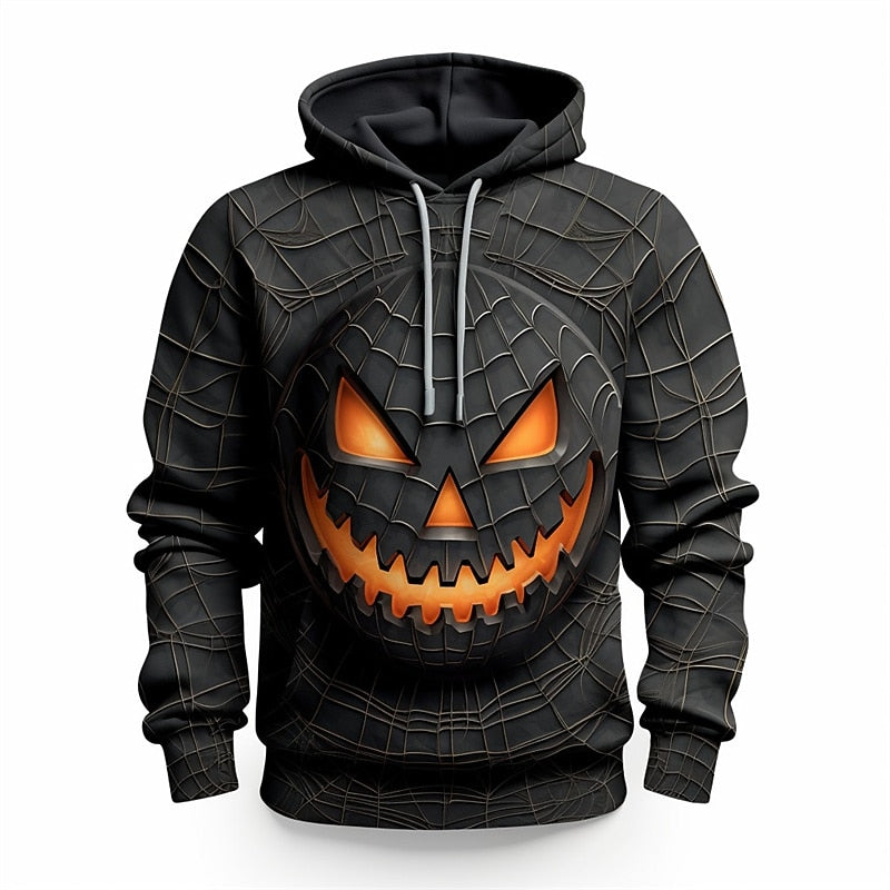 Halloween graficzny bluza z kapturem