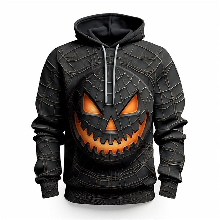 Halloween graficzny bluza z kapturem