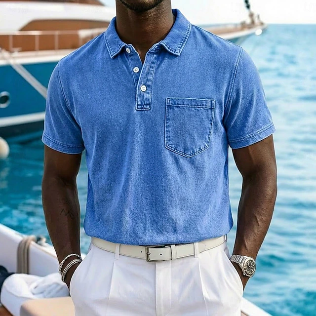 Vintage-Washed koszulka polo