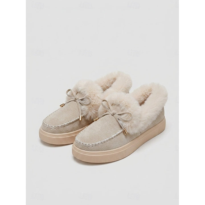 Przytulny Fur-Lined Moccasins