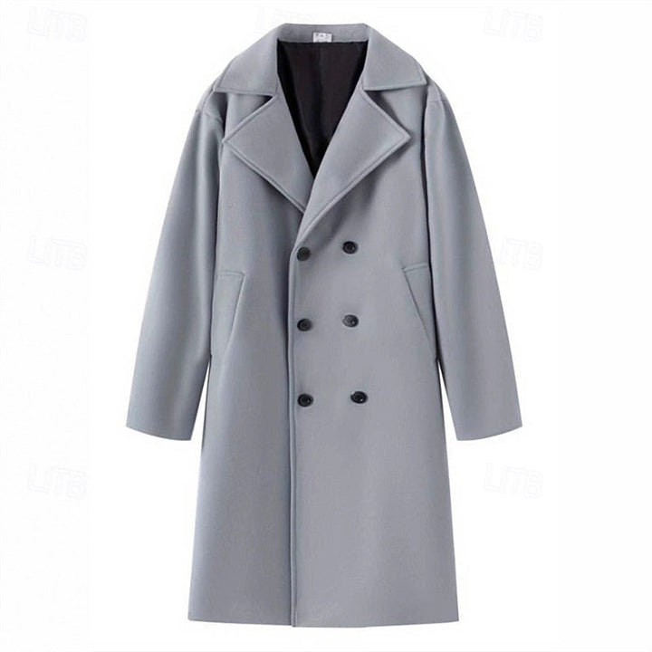 Dopasowany długi Overcoat