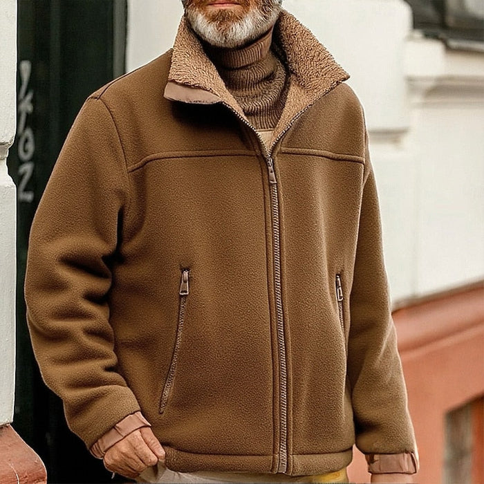 Sherpa-Collar pełny-zamek kurtka