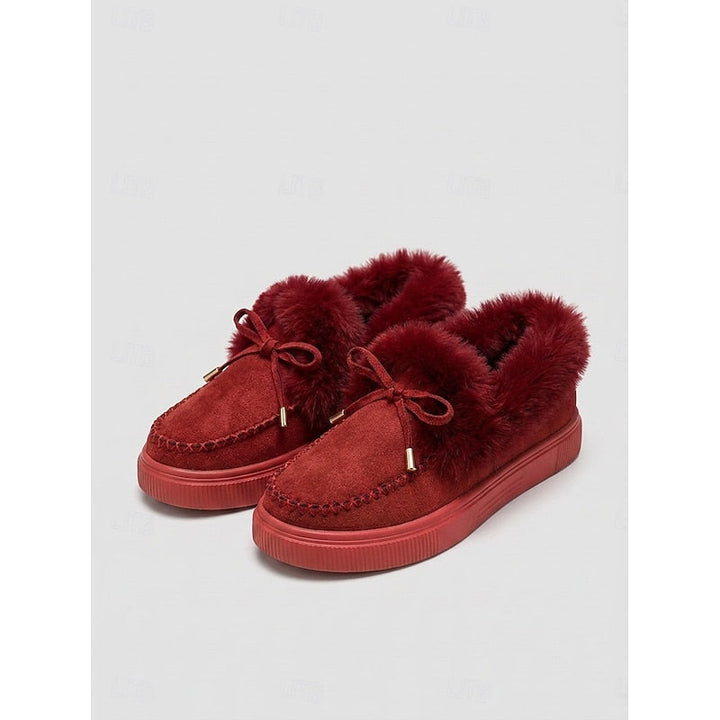 Przytulny Fur-Lined Moccasins