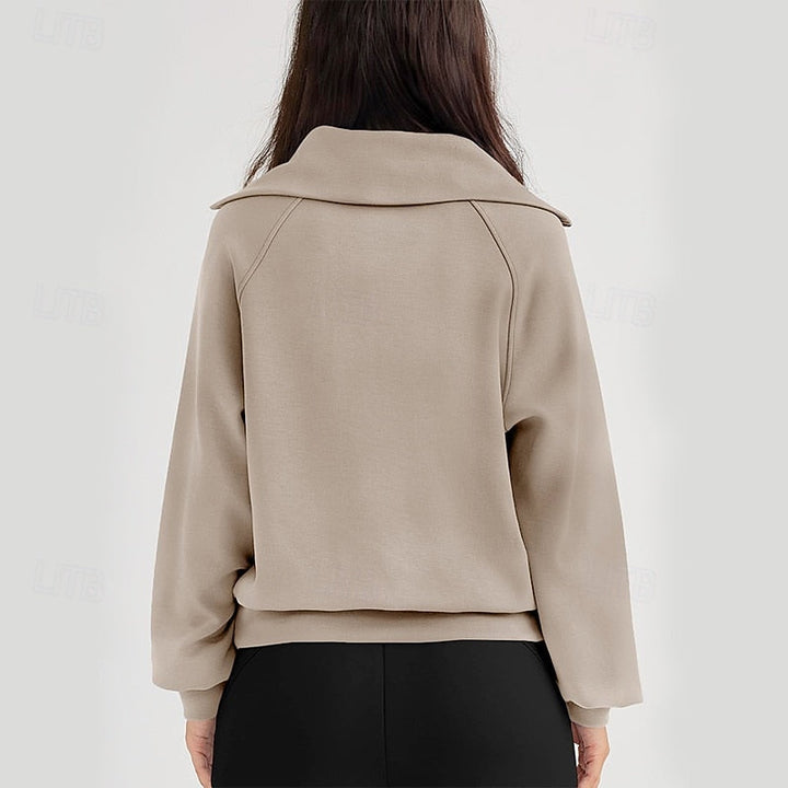 Zamek 1/4 Lapel bluza