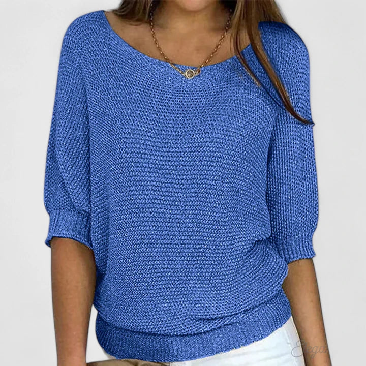 Swobodny Batwing sweter