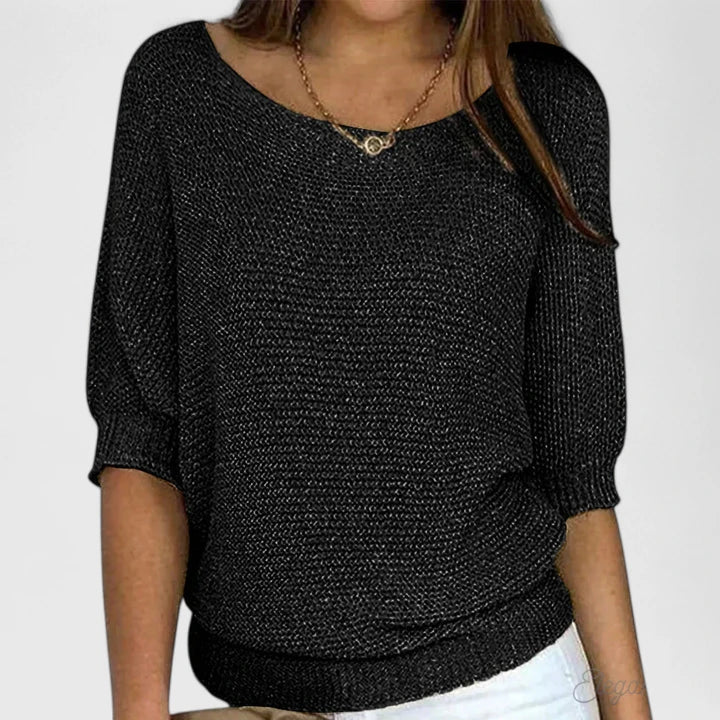 Swobodny Batwing sweter