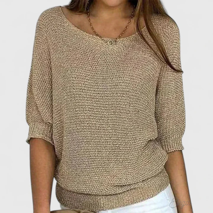 Swobodny Batwing sweter