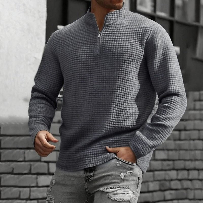 Zamek 1/4 fakturowany bluza