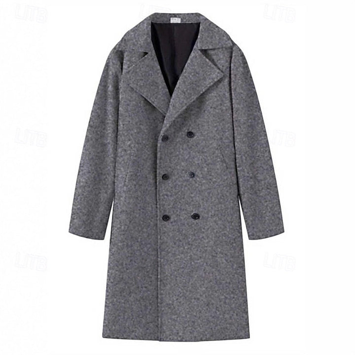 Dopasowany długi Overcoat