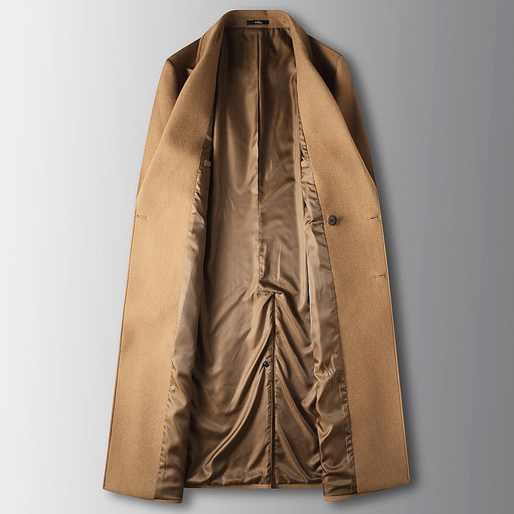 Elegancki Double-Breasted Overcoat