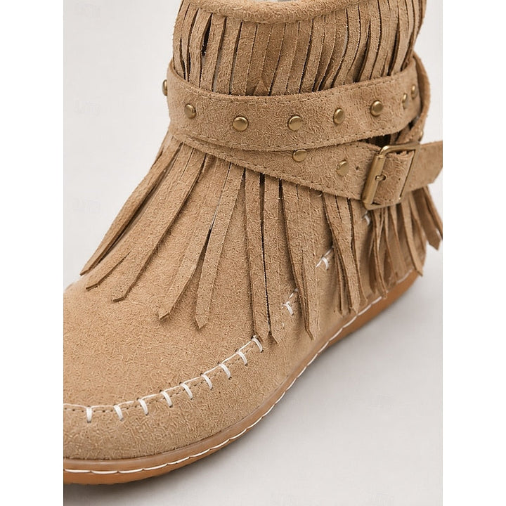 Fringe Moccasin botki