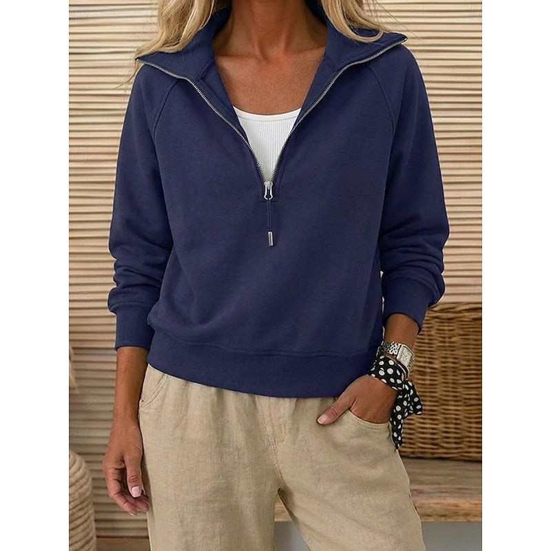 Zamek 1/4 Lapel bluza