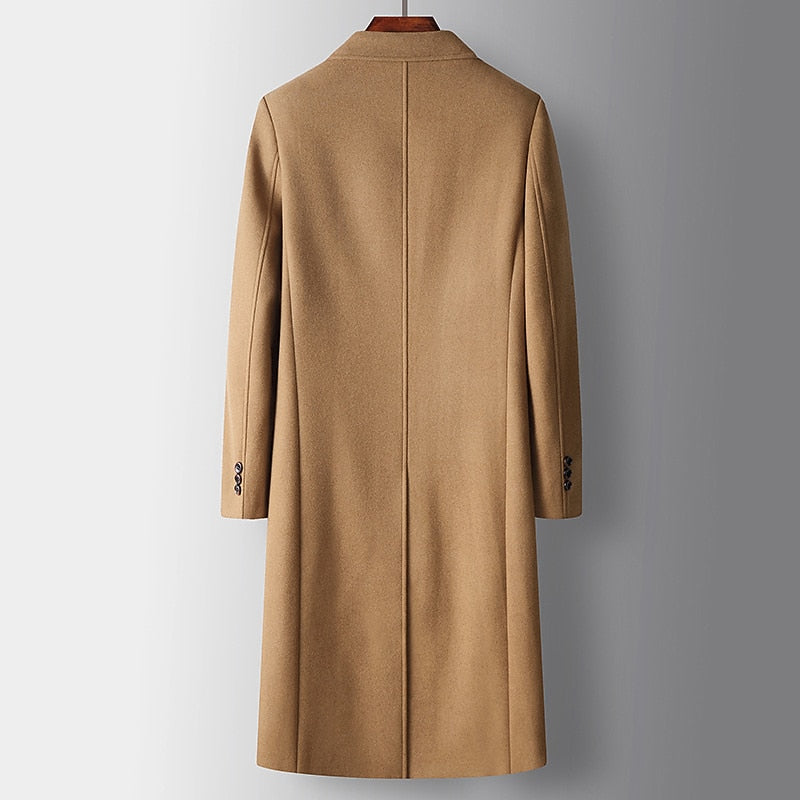 Elegancki Double-Breasted Overcoat