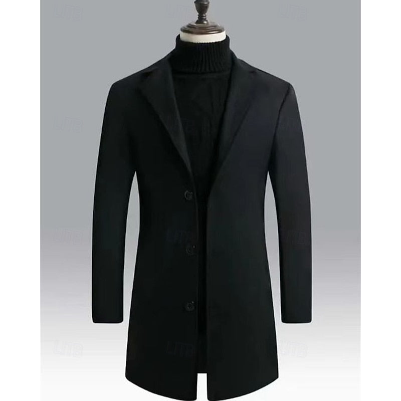 Klasyczny długi Overcoat
