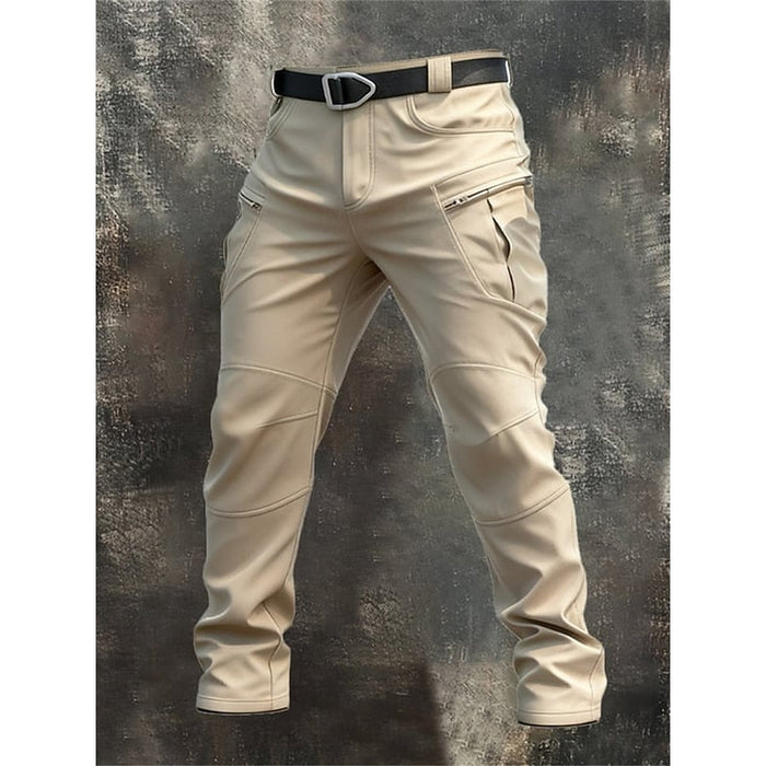 Solidny Multi-Pocket spodnie cargo
