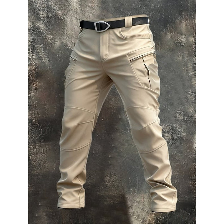 Solidny Multi-Pocket spodnie cargo
